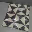 HPD Half Price Drapes Textured Cotton Printed Cushion Pillow Covers (Set of 2) - Decorative Throw Pillow Covers 18x18 Inch for Bedroom and Living Room - X Block Black