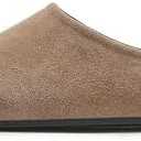 ATBELL Women's Suede Clogs Round Toe Leather Mules Cork Footbed Clog with Arch Support Comfort Casual Slip-on Fall Shoes 36
