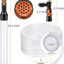 enomol Gravel Vacuum for Aquarium Water Changer Fish Tank Cleaning Tools,Siphon Universal Quick Pump Aquarium Water Changing (30ft)