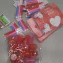 SUNCOLOR 28 Pack Valentines party favors for Kids School Classroom Exchange - Complete Non-Candy Kit with Cards, Activity Books, Stamps, Markers & Goodie Bags