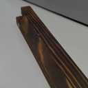 5-Tier Blanket Ladder Wooden, 5.3FT(63'') Blanket Quilt Holder Rack Decorative Ladders, Easy Assembly, Rustic Farmhouse Ladder Shelf for The Living Room Bedroom Bathroom Home Decor, Brown