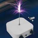 Tesla Coil Music Solid State Bluetooth Tesla Coil Speaker Touchable Artificial Lightning Spark Gap Arc Generator Desktop Toy Arc Plasma Loudspeaker Electric Power Wireless Transmission Science