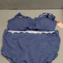 Summer Mae Scalloped Maternity Swimsuits for Women High Waist Bathing Suit Pregnancy Two-Piece Bikini Tie Knot Swimwear 12