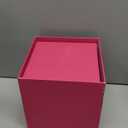 Cholemy 5 Pcs Square Nesting Boxes Decorative Gift Boxes with Lid and Ribbon Assorted Sizes Wrap for Valentines Day, Engagement, Anniversary, Birthday, Bridal Shower Party Gifts(Hot Pink)