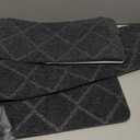 RIOLAND Stair Treads Carpet Non-Slip Indoor 15 PCS Wood Stair Treads Rugs Anti Moving Modern Stair Runners Safety for Kids Dogs, 8" X 30", Diamond Gray