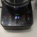 Blenders for Kitchen with Glass Jar, PRASKY 1500W Professional Heating Blender 55oz, 25000 RPM High Speed Protein Shake, Smoothies Blender Keep Warm, Auto Clean for Food Soups Sauces (Black)