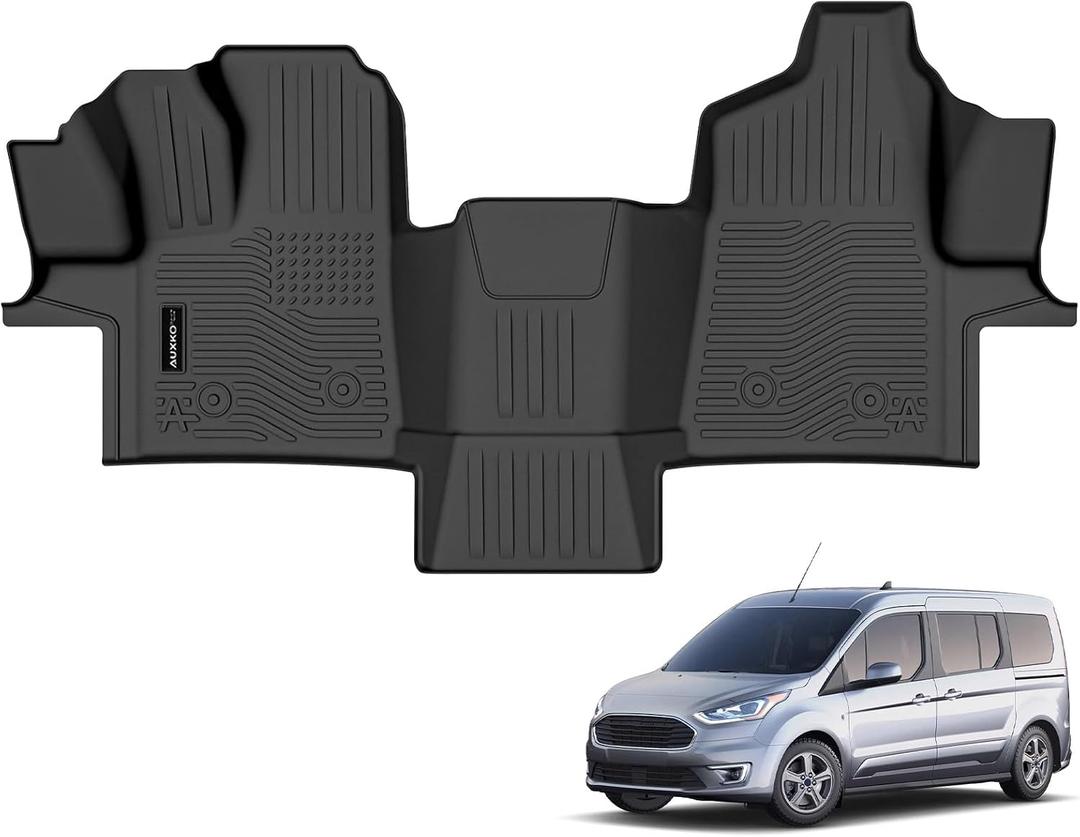AUXKO All Weather Floor Mats for Ford Transit 2022-2026