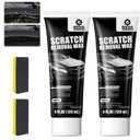 2Pcs Car Scratch Remover Wax, Universal Premium Polishing Compound for Deep Scratches, 2026 New Upgraded Car Paint Scratch Remover for Vehicles, 4 fl oz (120 ML), with Sponge and Cloth,White