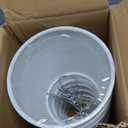 WUWEOT 6 Pack Chandelier Lamp Shades, 5.2"4"5.2" Small Lampshade Clip-on Bulb Lamp Shades, White Linen Replacement Lampshade for Table Chandelier Wall Lamp