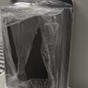 Bathroom Wood Black Cabinet with 20''x30'' Brushed Gold Metal Frame Curved Mirror, Recessed Medicine Cabinet, Bathroom Storage Cabinet