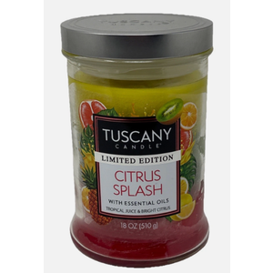 The Tuscany Candle Citrus Splash Limited Edition 18 OZ