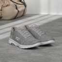 Skechers Women's Go Walk 5 True Sneaker, Grey, 10