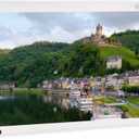 (16" x 20") Clear Acrylic Wall Mount Floating Picture Frame with (Black Standoffs) Frame-less Double Panel Plexiglass Display for Photos Artwork Posters Paintings (Full Frame is 19" x 23")