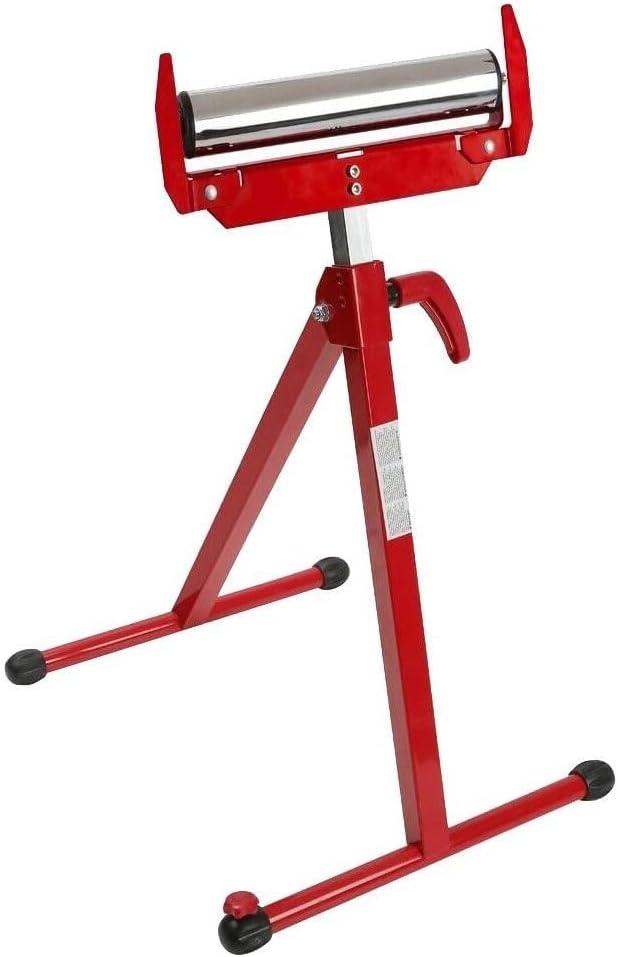 NEW Folding Roller Stand Saw Horse Height Adjustable 250Pound Load Capacity