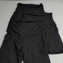 GROTEEN 3 Pack Women's Maternity Shorts Over Belly with Pockets - 8'' High Waisted Workout Yoga Pregnancy Biker Shorts (Black/Black/Black)
