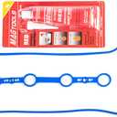 VS50530R 2001-2012 Compatible with Pontiac Vibe Scion TC XB Toyota Camry Corolla Highlander Matrix Rav4 Valve Cover Gasket & High Temperature(650 F) Gasket Maker 2.0L 2.4L L4 2AZFE 1AZFE VS50362