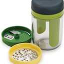 Joseph Joseph Spiro Hand Held Vegetable Slicer Spiralizer, Spaghetti Zoodle Zucchini Noodle Food Maker, Dishwasher Safe - Green