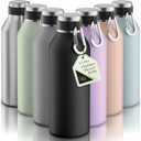 SipX Triple-Insulated Stainless Steel Water Bottle - 32oz. With Cover Lid, BPA-Free Reusable Insulated Water Bottle Keeps Cold For 24 Hours, (Black)