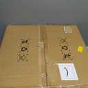 20" Farmhouse Chandelier, Rustic Drum Chandelier Light Fixture Over Table, 5-Light Pendent Light for Dining Room Vintage Wood Chandelier for Bedroom Hanging Lamp for Kitchen