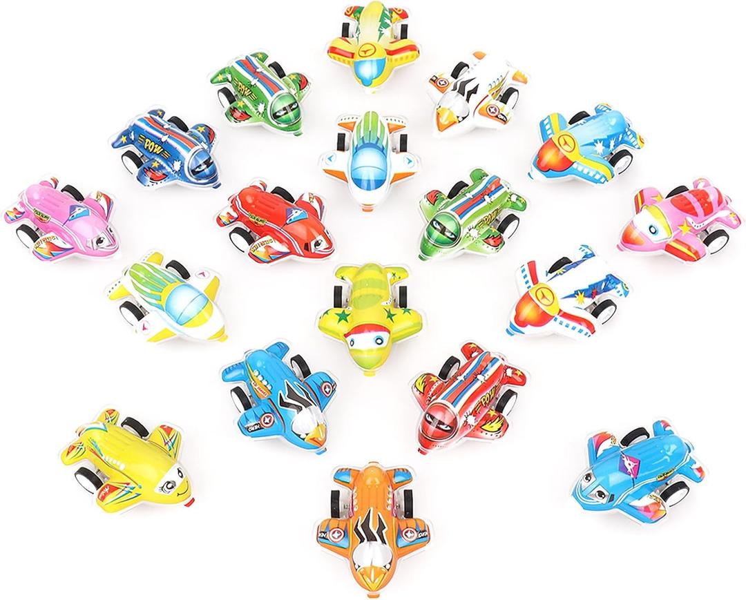 36 Pcs Mini Pull Back Planes for Kids Boys 4-8 Airplane Party Favors Bulk Toys Sets Treasure Box Toys for Classroom Prizes, Party Favors, Pinata Fillers, Carnival Prizes