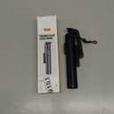 Selfie Stick Travel Tripod for Cell Phone with Remote Control and Phone Holder, Extendable Selfie Stick for iPhone, iPhone Tripod for Video Recording, 50 Inch, Black