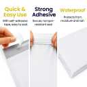 Heavy-Duty Poly Bags 2.5 Mil Thickness Clear Self-Sealing Packaging Bags Multiple Sizes & Pack Quantities (150, 19 X 24")