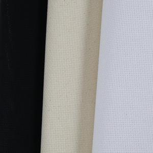 KCS 3 pc of 15" x 18"(38cmx45cm) Counted Cross Stitch Cotton Aida Cloth Needlework Rolled Fabric Box,18CT,White+Oatmeal+Black