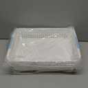 ShineMe 4pack Paper Trays for Classroom Organization, Solid Plastic Baskets for Organizing, Sturdy and Stackable Turn in Bins with Colored Handle for Home, Office, Pantry Room, Desk Drawer Organizers