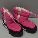 DREAM PAIRS Boys Girls Winter Snow Boots Slip Resistant Outdoor Cold Weather Boots with Faux Fur Lining (8 Toddler, Baby Pink)