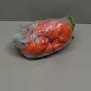 SUNFURA Full Body Dog Coat - Warm Fleece Jacket for Large Dogs, Turtleneck Winter Coats with Harness, Reflective Dog Snowsuit Windproof Puffer Jackets with Legs for French Bulldog, Orange L