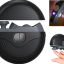 3 Speeds Strong Power Automatic Nails Clipper with Polisher, LED Light, Rechargeable Nail Clippers for Toenails Fingernails