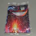 Boys Girls 3D Graphic Tees Unisex Short Sleeve T Shirt Novelty Neon Shirts for Boys 5-14 Years