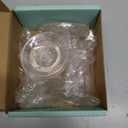 VIS'V Suction Cup Hooks, Small Shower Suction Hooks, Heavy Duty, Removable and Reusable, Clear, 4 Pcs