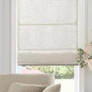 Roman Shades, 70% Blackout Cordless Roman Blinds with Lining, Thermal Insulation for Living Room Kitchen, Noise Reducing Window Treatment, Light Filtering Oatmeal Customize Size