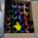 Nicpro 20 Colors Iridescent Acrylic Paint, 8.45oz / 250ml Large Bulk Metallic Acrylic Paint,Color Shifting & Non-Toxic Art Painting Supplies For Canvas Fabric Rock Wood with Paint Knife Color Wheel