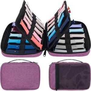 PACMAXI 36 Watch Bands Storage Case - Holds 36 Bands, Fits Most Sizes, Organizer for Watch Straps & Accessories (purple)