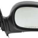 JC Whitney Passenger Side Power Non-Heated Mirror for Ford F-150 1998-2002 Chrome Extended & Standard Cab Only JFD40CR