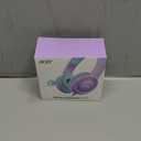 Kids Headphones with Cord for School - Over-Ear 85/94dB Volume Limiter, 3.5mm Jack Foldable Stereo Sound Headset for Toddlers Girls Boy Travel Learning Entertainment Tablet Kindle iPad PC Purple Green