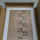 6x9 Wood Frame White, Natural Woodgrain 9x6in Picture Frame, Rustic Wooden 6 x 9 inch Gallery Photo Poster Frame with HD Plexiglass, Horizontal Vertical Wall Mounting Tabletop Display 1Pcs