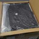 Furologee Nightstand Set of 2, Black Oak, with Charging Station and USB Ports, Side Tables with 2 Fabric Drawers, Bedside Tables with Storage Shelf & Hooks, for Living Room/Bedroom