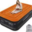 CHERIMOR Twin XL Air Mattress with Built-in Pump, 80" Extra Long, Upgraded Durable Design, Enhanced Support & Lasting Firmness, 2-Min Fast Inflation, Air Bed for Guests & Camping, 500 lbs Capacity