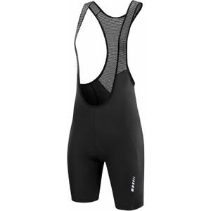 qualidyne Women's Cycling Bib Shorts 4D Padded Bike Shorts Road Biking Bicycle Tights Breathable (Medium, Black)