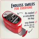 Nostalgia Coca-Cola Hot Dog Toaster - 2 Slot Bun Mini Tongs - Works with Chicken, Turkey, Veggie Links, Sausages and Brats - Coke Red