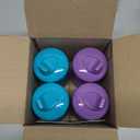 NUK Fun Grips Hard Spout Sippy Cup 10 oz. | Easy to Hold BPA Free Spill Proof Toddler Cup 4pk (Teal/Purple)