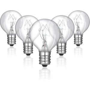 20 Watt Wax Warmer Light Bulb - 20 Watt Light Bulbs for Warmers, Wax Warmer Light Bulb Replacement - Style G30 Bulb - Pack of 2 Bulbs, Clear