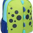 Yodo Little Kids School Bag Pre-K Toddler Backpack - Name Tag and Chest Strap (Dinosaur-safer Reflective Ridge)