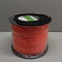 Viabrico .095" Weed Eater String, Square Orange Heavy Duty String Trimmer Line, Weed Wacker String Universal Commercial Grade, Premium Nylon Weedeater Line 0.095" x 10LB, 2591Foot