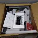 HYSEYY Clothes Rack, Double Rods Rolling Clothing Rack for Hanging Clothes, Portable Garment Rack with Wheels, Coat Rack Wardrobe Closet Load 240 LBS for Bedroom Laundry Room, Black