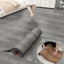 Luxury Thicken Wood Grain Peel and Stick Floor Tiles Self-Adhesive Vinyl Flooring Roll-DIY Easy for Wall and Floor,Hard Surface/Waterproof/Anti Slip (Gray Vinyl Flooring, 17.72 "W X 393.7" L)