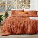 Bedsure Tufted Boho Comforter Set Queen Size, 3 piece